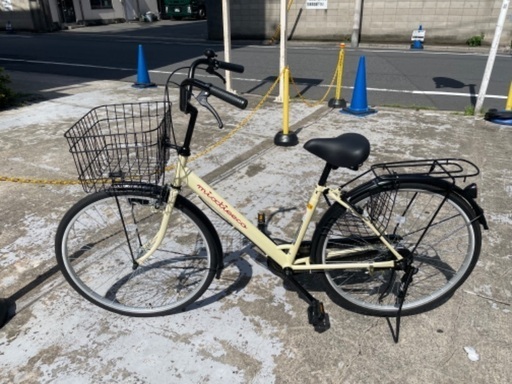 ほぼ新品！26型ギアなし自転車