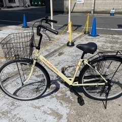 ほぼ新品！26型ギアなし自転車