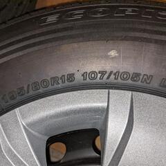 トヨタハイエース 純正ホイール タイヤ 4本セット  ブリヂストン