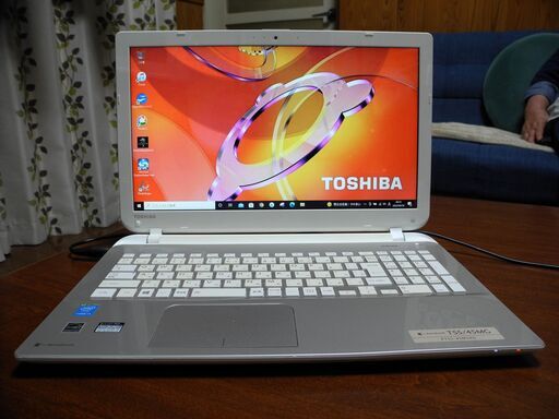 値下げしました。TOSHIBA 15.6インチ スリムタイプ 高速i3CPU　（返品可）