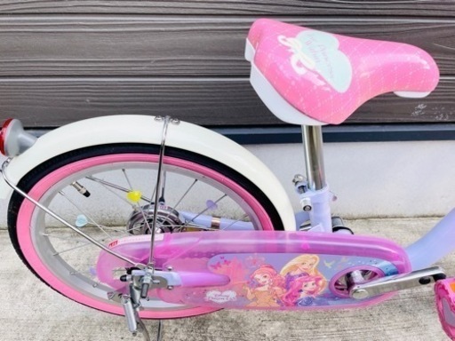 決定済み　美品★ディズニープリンセス子供用自転車18インチピンク子ども女の子ゆめカワハート - 町田市
