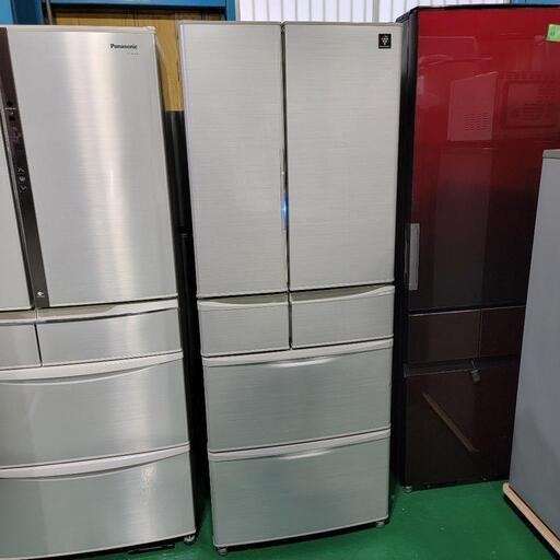 ‍♂️h511売約済み❌関西エリア無料配送⭕SHARP プラズマクラスター♪430L 6ドア 冷蔵庫 自動製氷付き