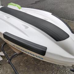 AFフィッシングカヤック　マウント強化済み　オプションサイドフロート付き　船外機別