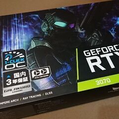 【ネット決済・配送可】玄人志向 GeForce RTX 3070...