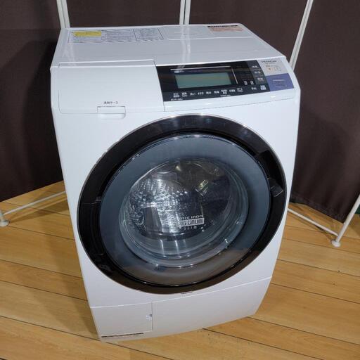 ‍♂️h53売約済み❌関西エリア無料配送⭕HITACHI 風アイロン♪10kg/6kg ドラム式洗濯機