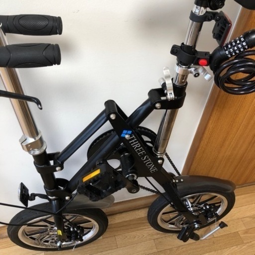 折り畳み自転車　ブラック Amazon | 折りたたみセミファットバイク 20インチ 6段 前後サス