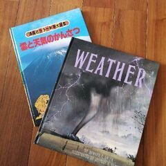 天気の絵本　2冊　差し上げます