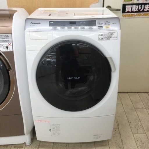 4/26 【✨スピンダンシング洗浄❗️✨エコヒートポンプエンジン❗️✨】定価¥138,000 Panasonic 9.0/6.0㎏ドラム式洗濯機 NA-VX3101L 2013年製