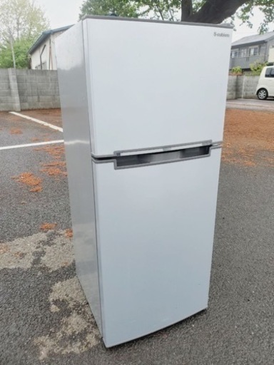①ET2994番⭐️エスキュービズム2ドア冷凍冷蔵庫⭐️2017年式