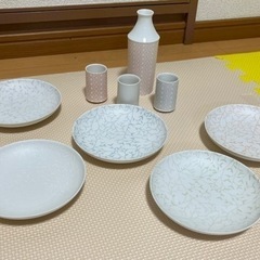 【新品】miyama コモ 取皿5枚セット＆サーン 酒器セット