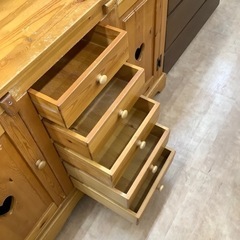 トレファク摂津店】カントリー調食器棚グリーン入荷致しました！