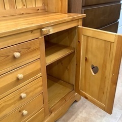 トレファク摂津店】カントリー調食器棚グリーン入荷致しました！