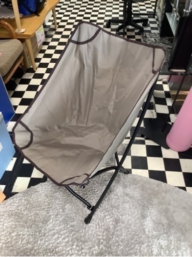 【リサイクルサービス八光　田上店】キャンプ　アウトドア　折り畳みチェア　ライトブラウン