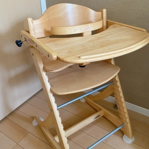 大和屋 すくすくチェア EN テーブル ガード付き ベビーチェア
