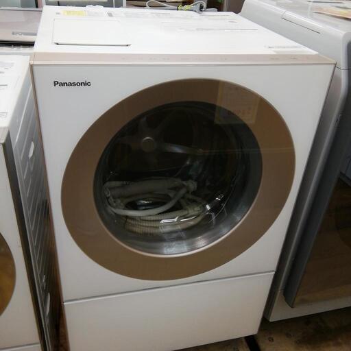 動作確認済　中古　ドラム洗濯機　パナソニック　NA-VG1200L  2018年製　洗濯10kg　乾燥３kg　左開き　キューブル　エキスパート藤沢辻堂店