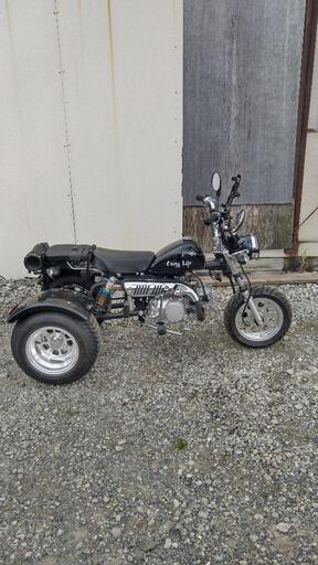 モンキートライク125cc 普通免許可 ノーヘル 2人乗り