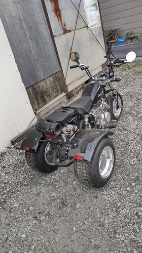 新古車　1オーナー　125ccモンキー風トライク　側車付き自動二輪登録　ノーヘル　2人乗り 新古車 1オーナー 125ccモンキー風トライク 側車付き自動二輪登録