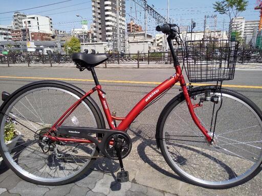 ♪ジモティー特価♪・シマノ外装6段変速付き２７型シティサイクル　中古自転車