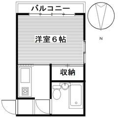 ★１Ｋ　２．０万～　家賃３か月無料　★　グース２Ｆ − 群馬県