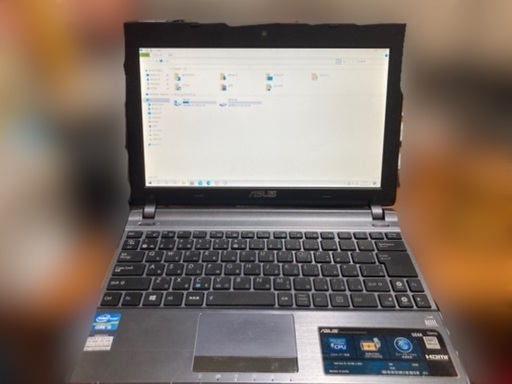 ノートPC ASUS U24A win10