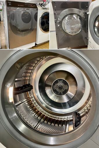 美品【 SHARP 】シャープ 洗濯11.0㎏/乾燥6.0㎏ ドラム式洗濯機 マイクロ高圧洗浄 インバーター搭載 ヒートポンプ乾燥 ES-G110