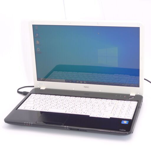 中古良品 15インチ Wi-Fi有 白 ノートパソコン NEC PC-GL20CJ5AR Celeron 4GB 500GB DVDマルチ 無線 Windows10 Office済み 即使用可