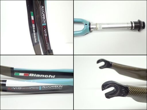 新品・ビアンキ K-VID ALU CARBON カーボン フロントフォーク Yahoo!オークション - ビアンキ K-VID ロード用 カーボン