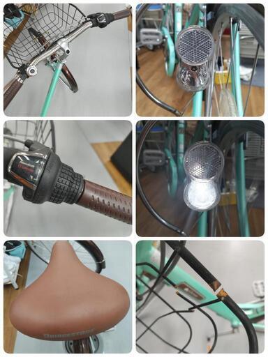 J086　普通自転車 Curen LEDオートライト 27インチ  6段変速