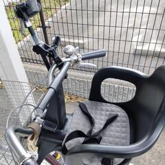 子供乗せ自転車　3人乗り　尼崎　塚口-パンツスーツ