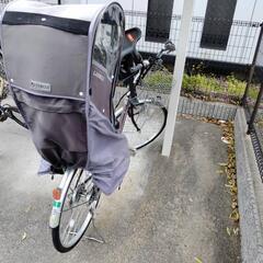 子供乗せ自転車　3人乗り　尼崎　塚口-パンツスーツ
