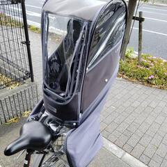 子供乗せ自転車　3人乗り　尼崎　塚口-パンツスーツ