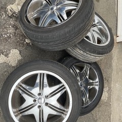 クライスラー300Cに使用　20インチ　メッキホイール