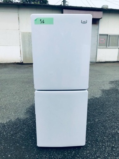 ①✨2021年製✨36番 Haier✨ノンフロン冷凍冷蔵庫✨JR-NF148B‼️