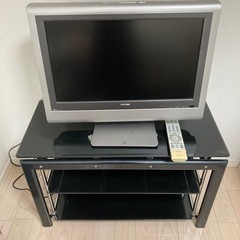 東芝液晶テレビ23インチ　テレビボード　セット
