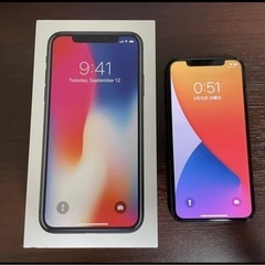 【ネット決済・配送可】 Apple iPhone X 64GB 　