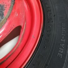 ＜希少品！ 丈夫な8PR＞ 145R12 8PR LT ダンロップ \'18 70～80% 12X3.5J TOPY製 4H -150 4本 ボンゴ 小型トラック　　～横浜市旭区 ズーラシア近く～