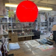 【ネット決済】レトロ　ガラス　アンティーク照明　円形