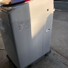 SHARP 洗濯乾燥機 ES-TX840-R 高濃度プラズマクラスター7000搭載□8/4.5