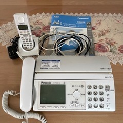 FAX電話機　panasonic KX-PW606-W