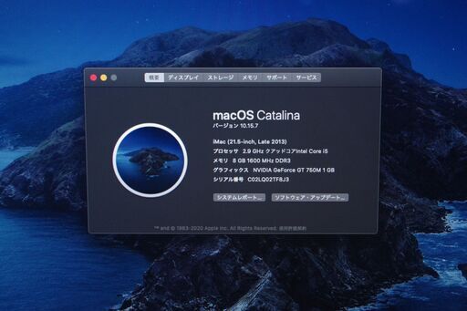 Mac iMac ME086J/A (21.5-inch, Late 2013) 8GB