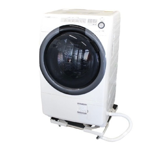 【極美品】SHARP シャープ 7/3.5kgドラム式洗濯乾燥機 ES-S7C-WL 2018年製 になります。