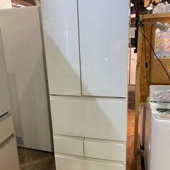 愛品館市原店】東芝 2017年製 462L 6ドア冷蔵庫 GR-K460FD（ZW）