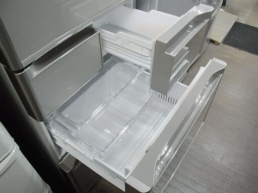 日立　真空チルド　ノンフロン冷凍冷蔵庫　R-S4200F　５ドア冷蔵庫　2015年製　クリスタルシャンパン