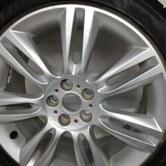 ＜ノーマルタイヤ X ホイール＞ 225/45R18 ダンロップ 2015年製 70～80％ 18x7.5J Jaguar 1本 GX73-1007EA,SA　　　～横浜市旭区 ズーラシア近く～　