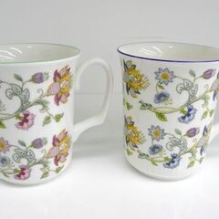 MINTON ハドンホール 2001 マグカップ ペアカップ 花...