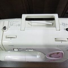 ジャノメミシン　MODEL 502型　ピンク　カバー　フットコントローラー付き