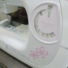 ジャノメミシン　MODEL 502型　ピンク　カバー　フットコントローラー付き