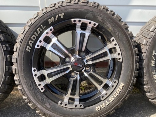 スタート価格より大きくお値下しました❗️ VENES　SUV 14インチ4.5J4穴PCD100  タイヤMADSTAR165/65R14 スタート価格より大きくお値下しました❗️ VENES SUV 14インチ4.5J4穴