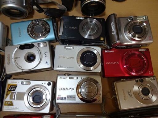 ジャンク デジカメ まとめて 33台 ニコン オリンパス カシオ