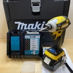 マキタ　TD172 18V 充電式 インパクトドライバ　イエロー　セット